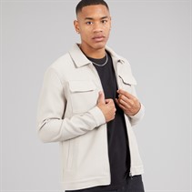 Brave Soul Mens Salcombe Jacket Light Stone
