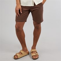 Brave Soul Mens Hansen Chino Shorts Mocha