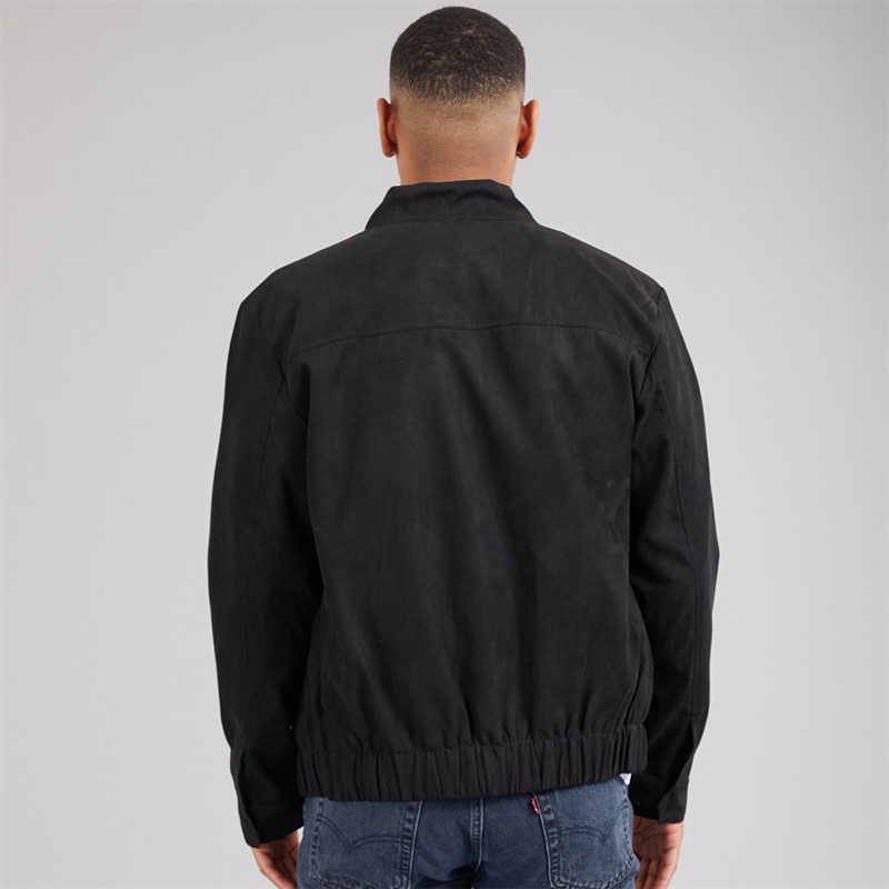 Brave Soul Mens Zev Bomber Jacket Black