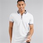 Brave Soul Mens Pythios Short Sleeve Contrast Polo Shirt Grey/Charcoal