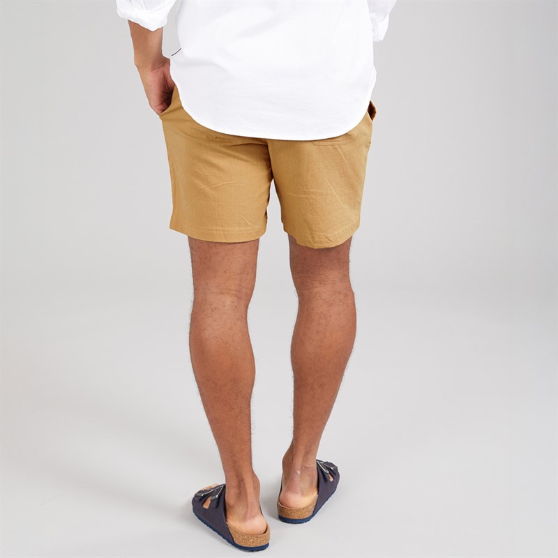 Brave Soul Mens Eubank Shorts Stone