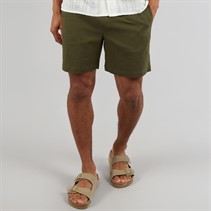 Brave Soul Mens Eubank Shorts Khaki