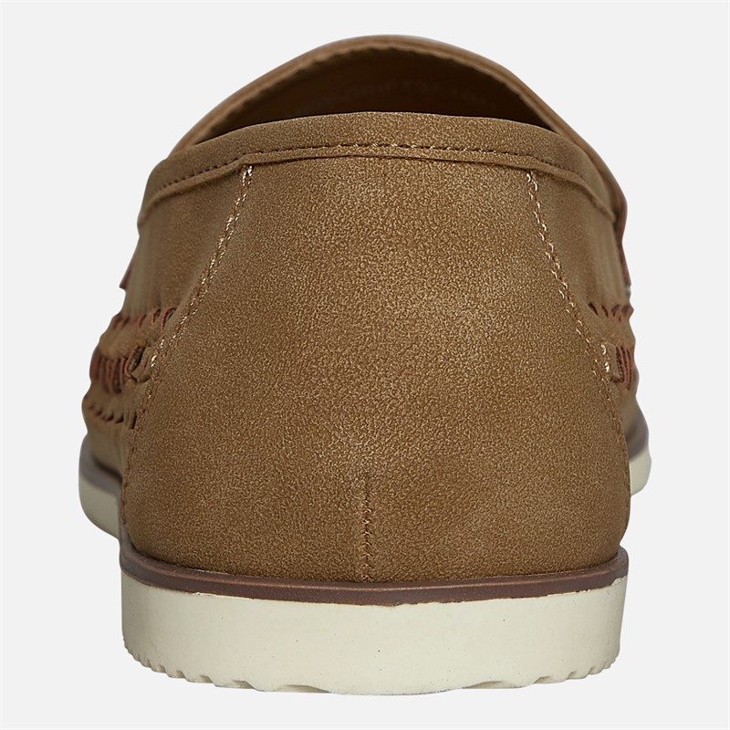 Brave Soul Mens Drift Loafers Sand