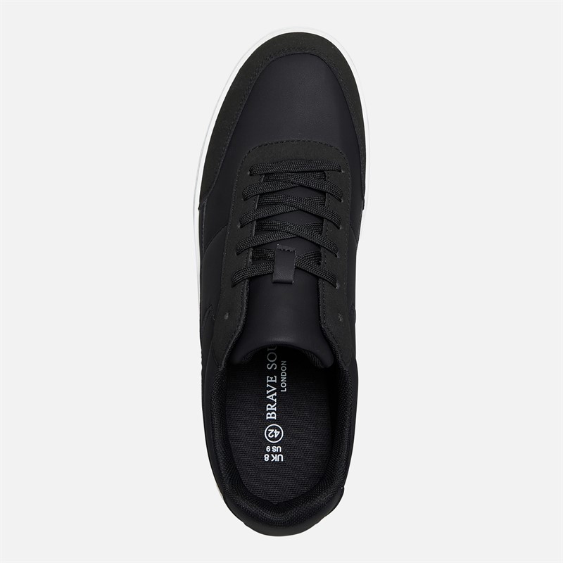 Brave Soul Mens Sinatra Trainers Black
