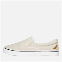 Brave Soul Mens Skate Eagle Slip On Canvas Pumps Stone