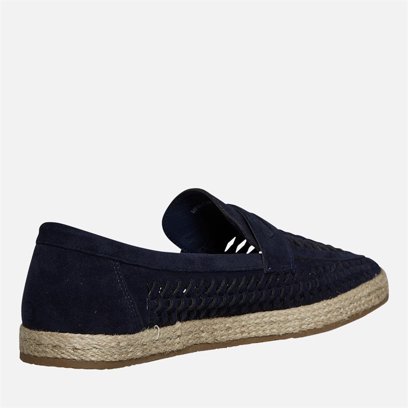 Brave Soul Mens Carlos Loafers Navy
