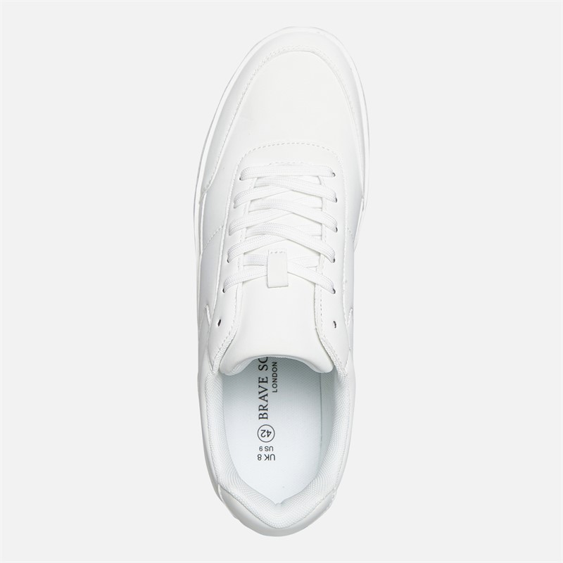 Brave Soul Mens Sinatra Trainers White