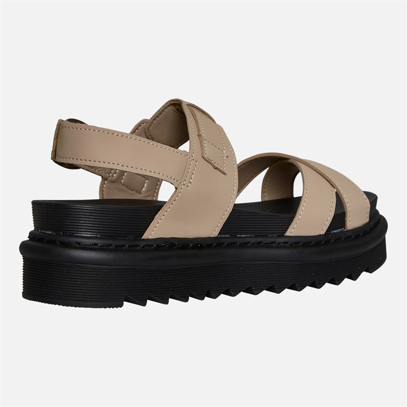 Brave Soul Sandales à brides cheville Debbie Femme Sand Taupe