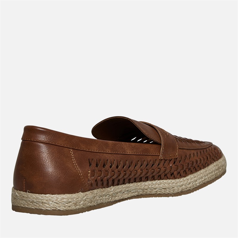 Brave Soul Mens Carlos Loafers Tan