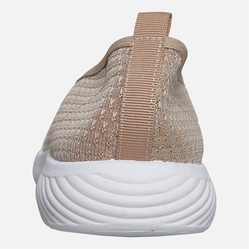 Brave Soul Womens Cali Slip On Shoes Nude