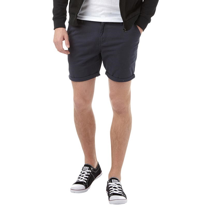 Buy Brave Soul Mens Cotton Twill Shorts Navy