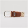Brave Soul Mens Woven Belt Natural/Blue