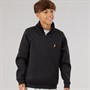 Brave Soul Boys Idaho Quarter Zip Sweatshirt Black