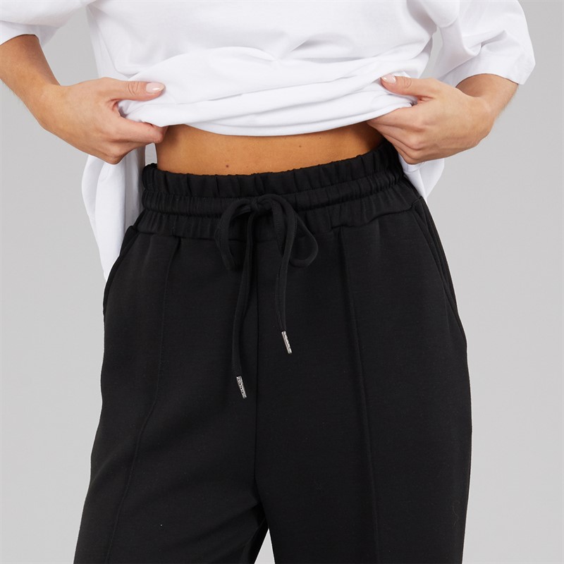 Brave Soul Womens Julie Scuba Jogger Black