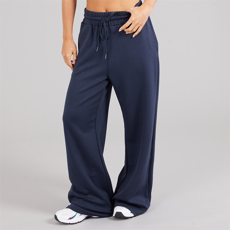 Brave Soul Womens Todd Draw String Joggers Dark Navy