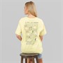 Brave Soul Womens Toutou Graphic T-Shirt Yellow