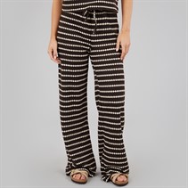 Brave Soul Womens Lynus Trousers Brown/Cream