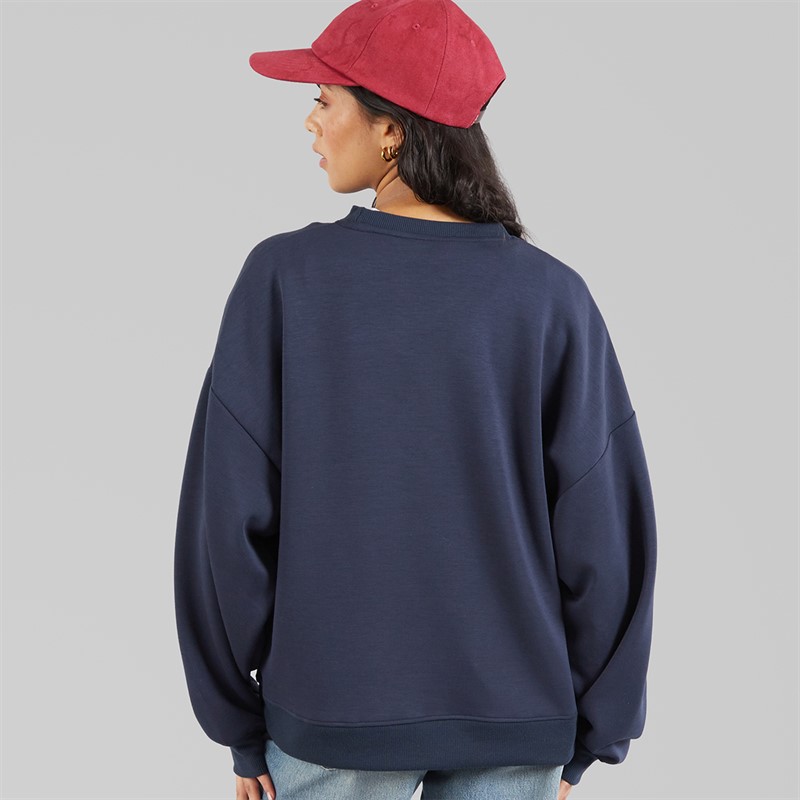 Brave Soul Womens Todd Sweatshirt Dark Navy