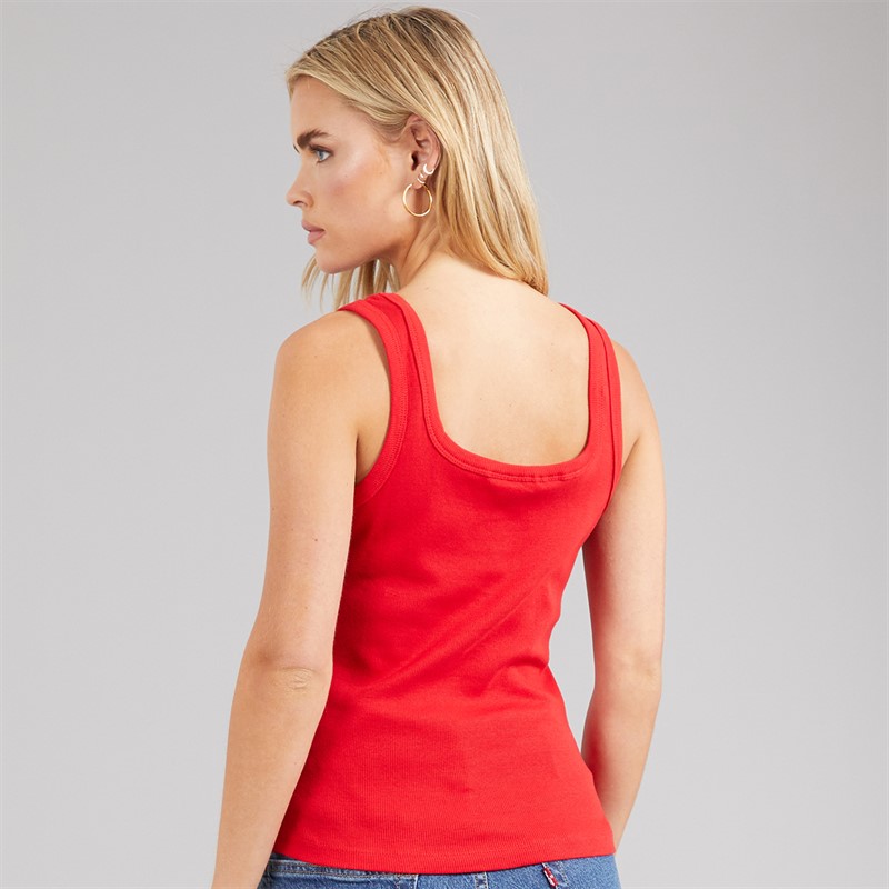 Brave Soul Womens Leonie Vest Red