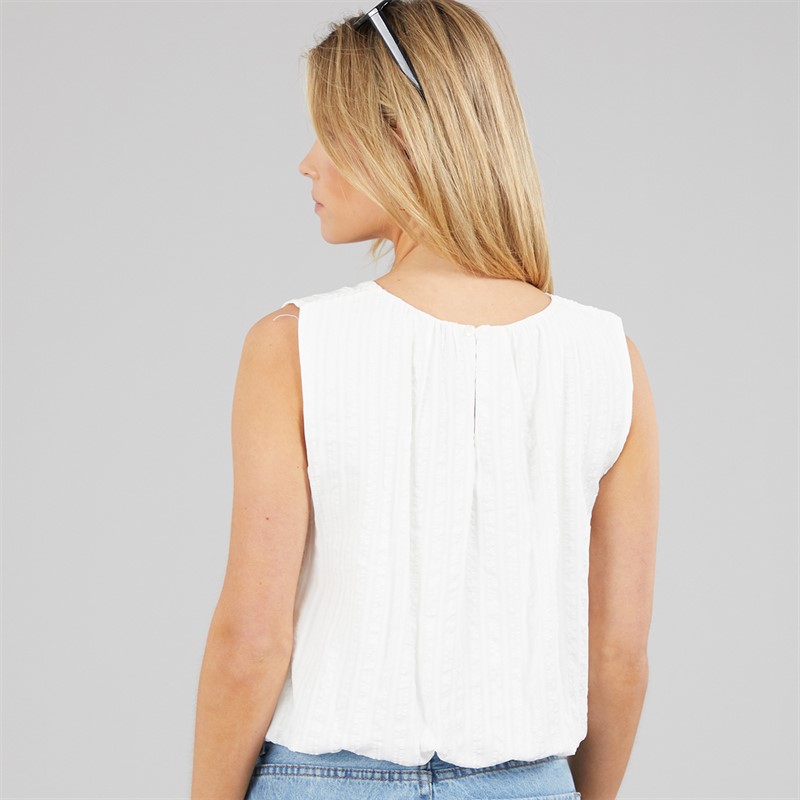 Brave Soul Womens Joanna Vest White