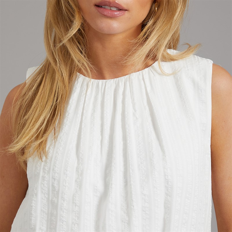 Brave Soul Womens Joanna Vest White