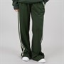 Brave Soul Womens Noelle Stripe Joggers Forest Green/Cream