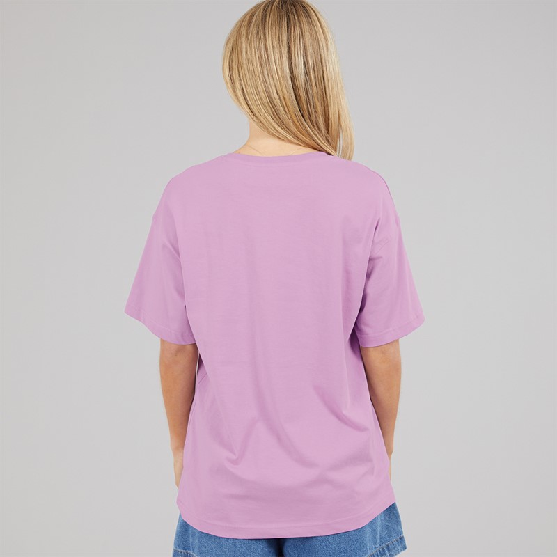 Brave Soul Womens Coco Graphic T-Shirt Lilac