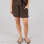 Brave Soul Womens Tara Mini Shorts Chocolate