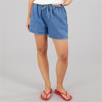 Brave Soul Womens Jean Shorts Mid Blue