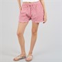 Brave Soul Womens Detroit Mini Shorts Red/White