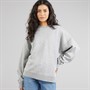 Brave Soul Womens Todd Sweatshirt Grey Marl