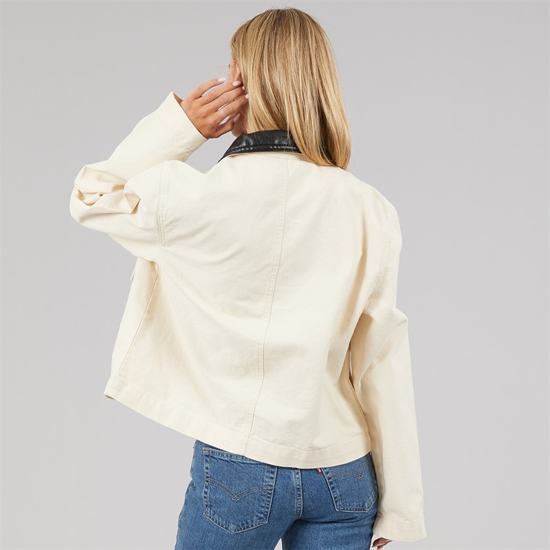 Brave Soul Womens Cadie Barn Jacket Stone
