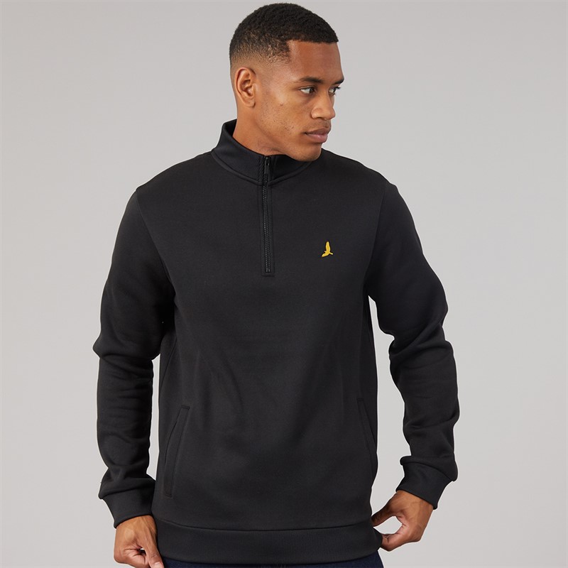 Brave Soul Mens Idaho Sweatshirt Black