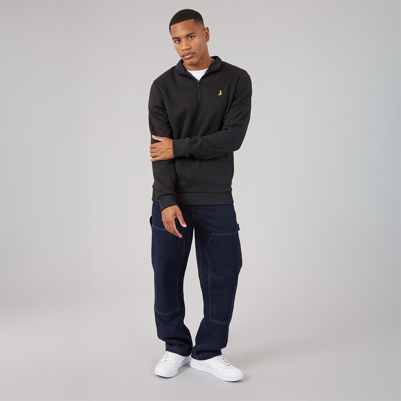 Brave Soul Mens Idaho Sweatshirt Black