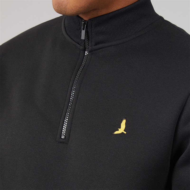 Brave Soul Mens Idaho Sweatshirt Black