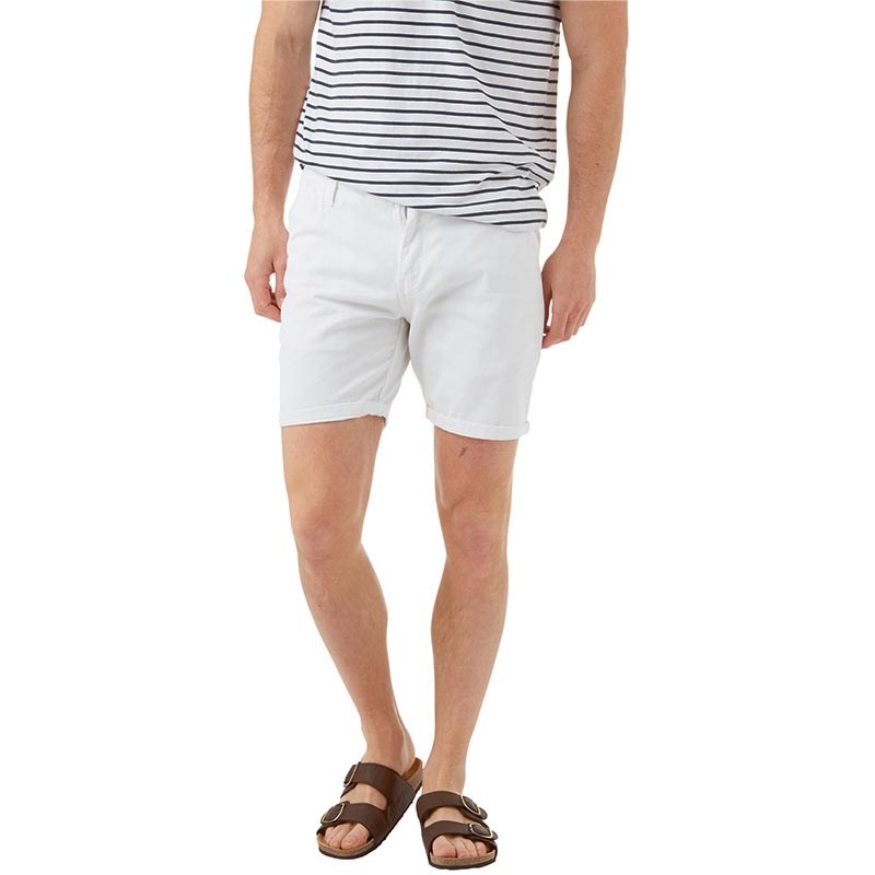 Buy Brave Soul Mens Cotton Twill Shorts White