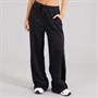 Brave Soul Womens Jemma Wide Leg Joggers Black