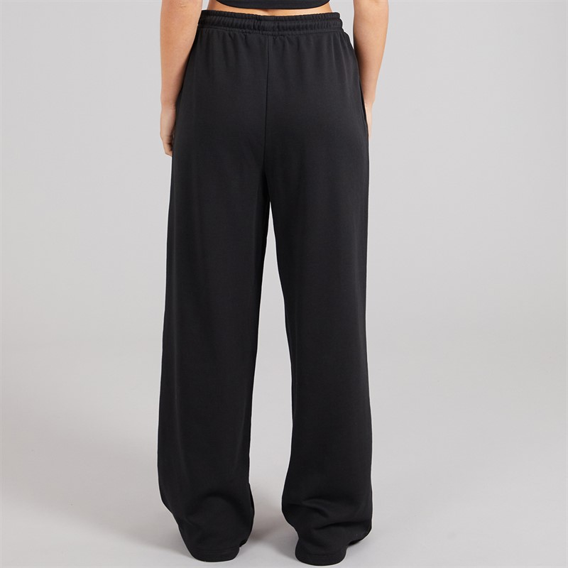 Brave Soul Womens Jemma Wide Leg Joggers Black