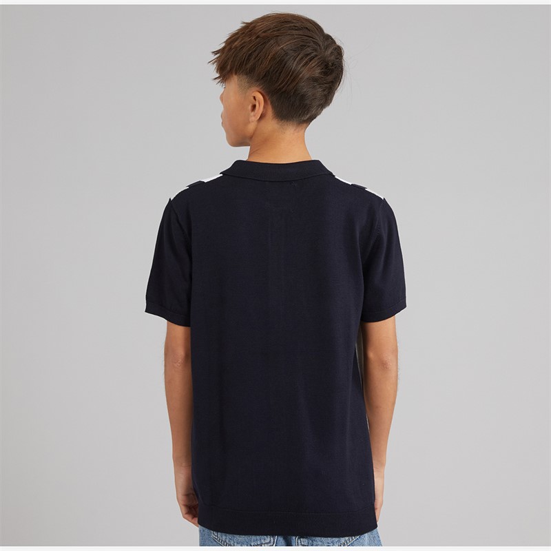 Brave Soul Drenge Woodhay Polo Shirt Navy