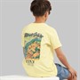 Brave Soul T-shirt Solaro cytrynowy/wielokolorowy z nadrukiem dla chłopca kolor Lemon/Multi-Colour Prin