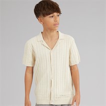 Brave Soul Drenge Seeger Polo Skjorte Ecru Marl