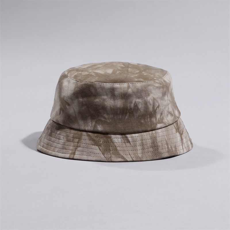 Brave Soul Mens Tie Dye Bucket Hat Khaki
