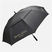 Brave Soul Mens Umbrella Black