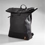 Brave Soul Mens Noel Roll Top Rubberised Backpack Black
