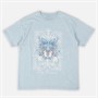 Brave Soul Womens Day Dreamer T-Shirt Blue Acid Wash