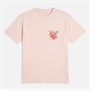 Brave Soul Womens Bloom T-Shirt Pink/Red Body/Print