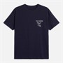 Brave Soul Womens Louvre T-Shirt Navy/Pink Body/Print
