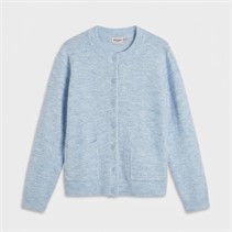 Brave Soul Womens Ostrich Crew Neck Cardigan Blue