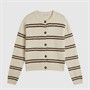 Brave Soul Womens Elliot Stripe Cardigan