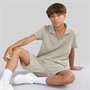 Brave Soul Boys Cadby Polo Shirt And Shorts Set Light Sand